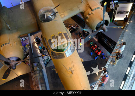 My Gal Sal, B-17 Bomber, National World War II Museum in New Orleans, Louisiana Stock Photo
