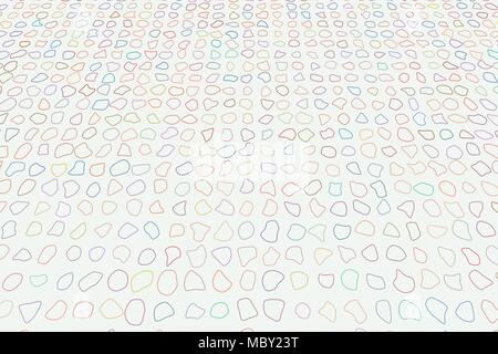 Modern geometrical  background pattern abstract. 3D perspective view. Style of mosaic or tile. Vector illustration graphic. Stock Vector