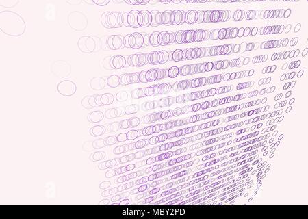 Modern geometrical circles, bubbles, sphere or ellipses background pattern abstract. 3D perspective view. Vector illustration graphic. Stock Vector