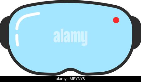 simple vr glasses icon Stock Vector