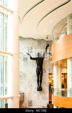 Interior view of Nathan Landow Atrium in Gonda Building of Mayo Stock ...