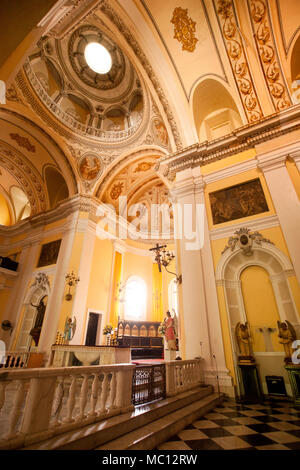 San Juan Cathedral where Ponce de Leon is buried and Jennifer Lopez was married, Old San Juan, Puerto Rico, USA Stock Photo