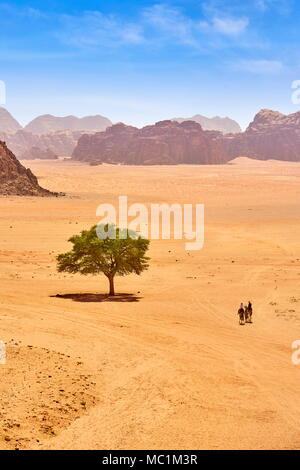 Wadi Rum Desert, Jordan Stock Photo