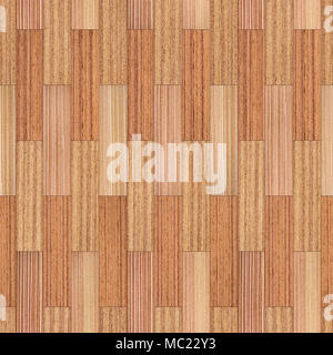 Background of parquet wood grain texture which can be tiled in a seamless pattern. Stock Photo