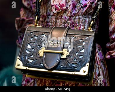 Prada Milano Fashion Florence Italy Stock Photo