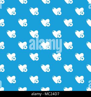 Like pattern vector seamless blue Stock Vector