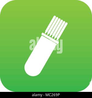 Welding Rods icon digital green Stock Vector