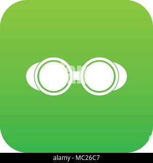 Welding glasses icon green Stock Vector Image & Art - Alamy