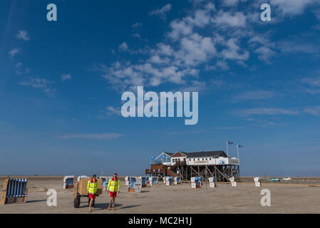 St. Peter-Ording, Nordfriesland, Schleswig-Holstein, Germany, Europe Stock Photo