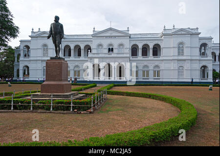 The National Museum of Colombo, the largest in Sri Lanka. represents the cultural heritage of the country with ritual masks and galleries of Hindu Stock Photo