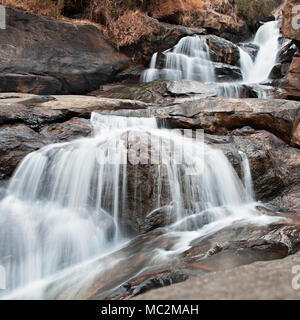 Athukadu waterfall, Munnar, Karnataka state, India Stock Photo