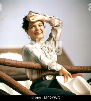 CONNIE FRANCIS American singer and film actress about 1960 Stock Photo