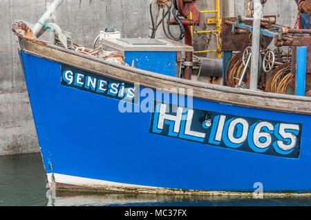 The quayside at Seahouses harbour, Northumberland, England Stock Photo ...