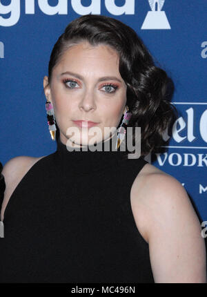 Rachel Bloom at the GLAAD Media Awards 2018 event at Beverly Hilton