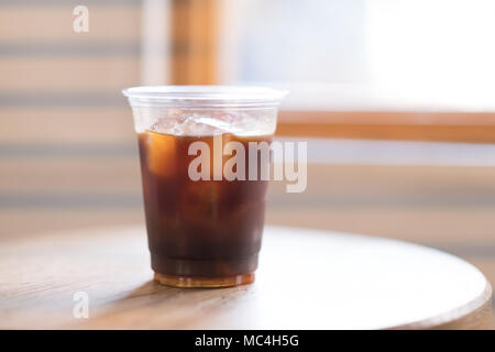 very refreshment and delicious cold brew ice coffee beverage recipe Stock Photo