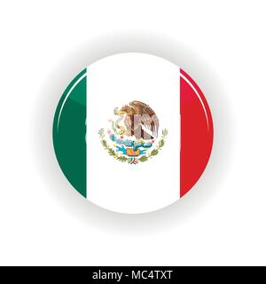 Mexico icon circle Stock Vector