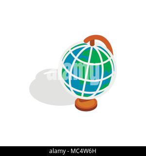 Terrestrial globe icon, isometric 3d style Stock Vector Image & Art - Alamy