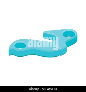 Bicycle tool icon in cartoon style Stock Vector