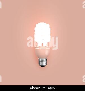 Energy saver lightbulb, vector illustration Stock Vector