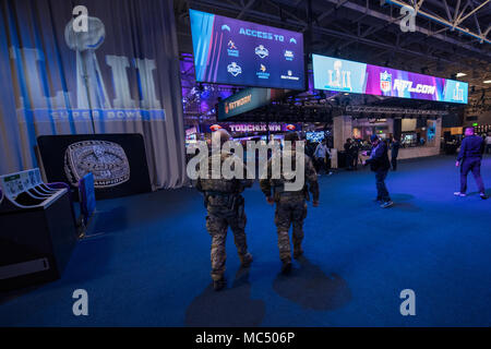 Special agents from HSI's SRTs provide security at various events in Minneapolis, such as the Super Bowl Experience. Stock Photo