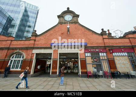 Entrance to Hammersmith Station. Stock Photo