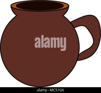 mexican coffee cafe de olla  icon over white background, colorful design. vector illustration Stock Vector