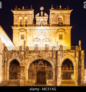 The Cathedral of Braga (Se de Braga) is one of the most important monuments in Braga, Portugal Stock Photo