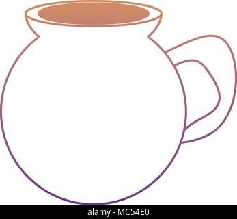 mexican coffee cafe de olla  icon over white background, colorful design. vector illustration Stock Vector