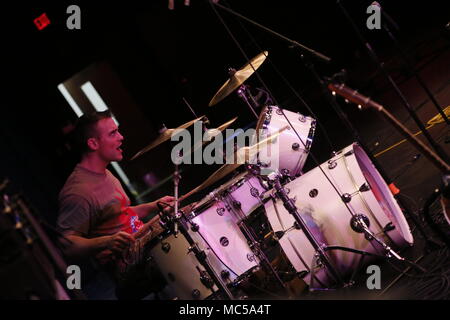 Fire For Effect, the 135th Army Band, performs at Stover High School ...