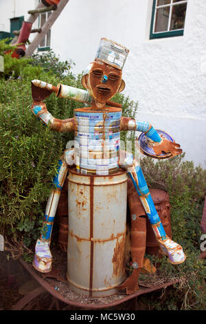 Tin Man displayed  at the Napier Farm Stall, Eastern Cape, South Africa Stock Photo