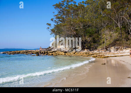 Blenheim beach in Vincentia,Jervis Bay national park,New South Wales,Australia Stock Photo