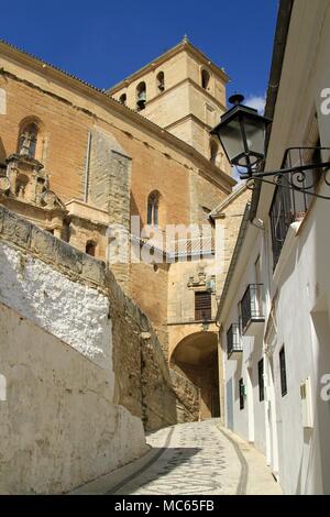 Church of La Incarnation, Iglesia Mayor de Santa Maria de la Encarnacion, Alhama de Granada, Andalusia, Southern Spain Stock Photo