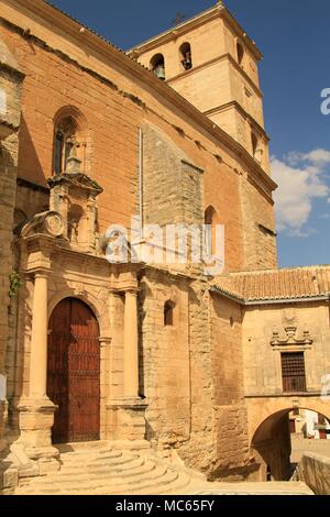 Church of La Incarnation, Iglesia Mayor de Santa Maria de la Encarnacion, Alhama de Granada, Andalusia, Southern Spain Stock Photo