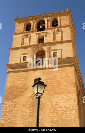 Church of La Incarnation, Iglesia Mayor de Santa Maria de la Encarnacion, Alhama de Granada, Andalusia, Southern Spain Stock Photo