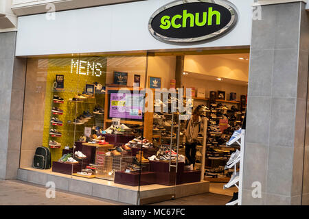 The Schuh shoe shop store in Norwich , Norfolk , England , Britain , Uk ...