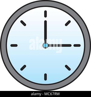 clock time hour break image Stock Vector