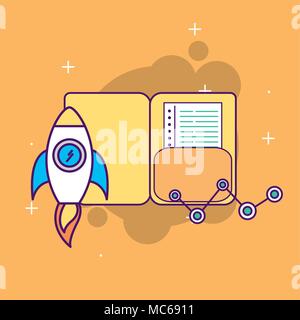 start up business Stock Vector