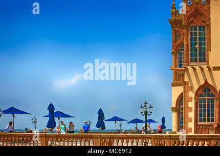 Architectural features of Ca D' Zan, the Ringling home in Sarasota FL, USA Stock Photo