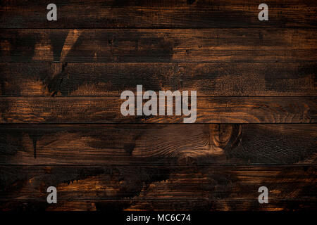 Old rich wood grain texture background with knots. Stock Photo