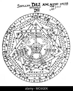 The Magic Seal of Dr. John Dee. The Sigillum Dei Aemeth by Colin D