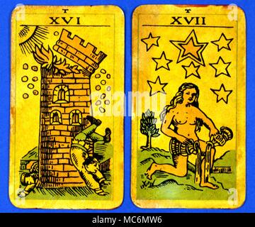 Tarot Cards Major Arcana The Parisian Tarot Stock Photo