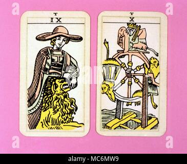 Tarot Cards Major Arcana The Parisian Tarot Stock Photo