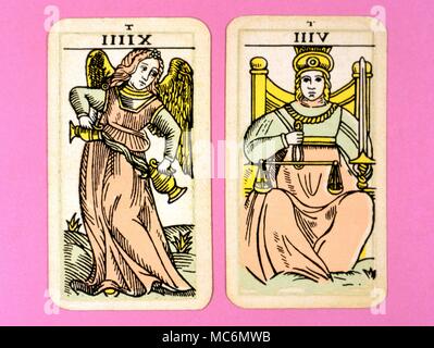 Tarot Cards Major Arcana The Parisian Tarot Stock Photo