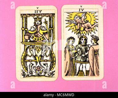 Tarot Cards Major Arcana The Parisian Tarot Stock Photo