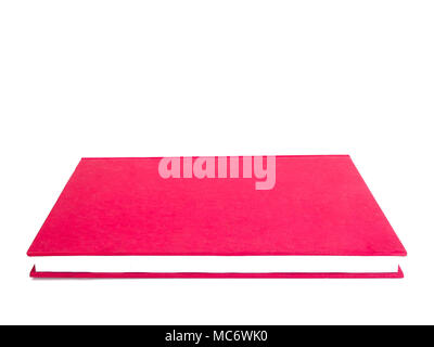 Red Book , Placed on a white background Stock Photo