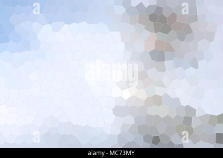 Simple low poly silver background of pentagon, hexagon and heptagon shapes in various colors Stock Photo