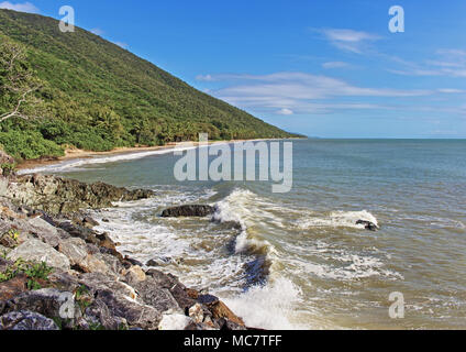 Beautiful Ellis Beach just north of Cairns in far north Queensland, Australia Stock Photo