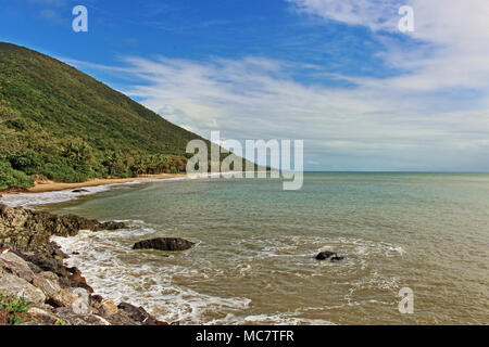 Beautiful Ellis Beach just north of Cairns in far north Queensland, Australia Stock Photo