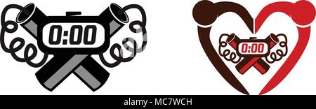 Dynamite Design Template Set Stock Vector