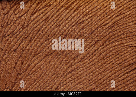 Contrast relief textile background in chocolate tone. Stock Photo